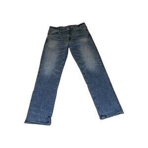 American Eagle Jeans Mens 32x32 Original Straight Blue Denim Cotton
